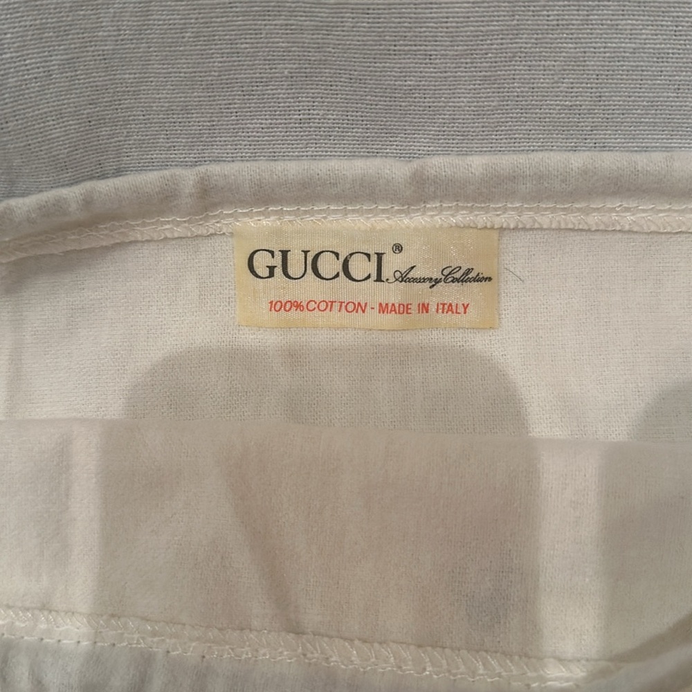 Gucci vintage 1985 GG Accessory Collection dust bag and catalog - Picture 8 of 9